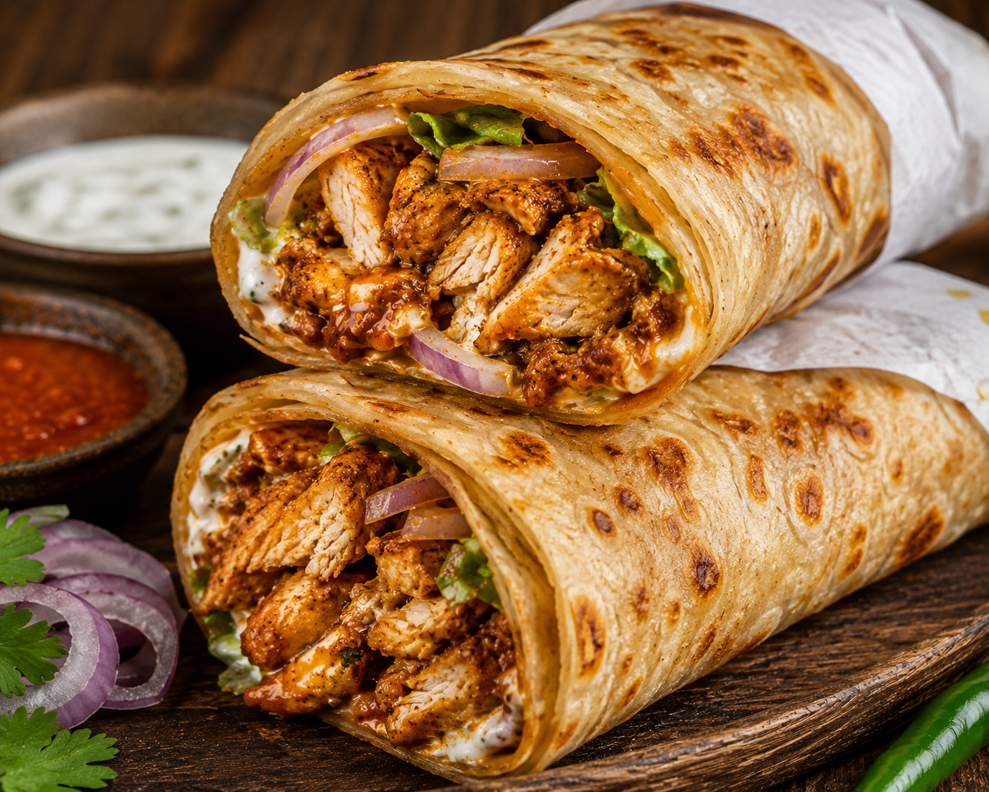 Chicken Paratha Roll