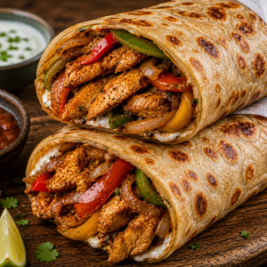 Fajita Paratha Roll
