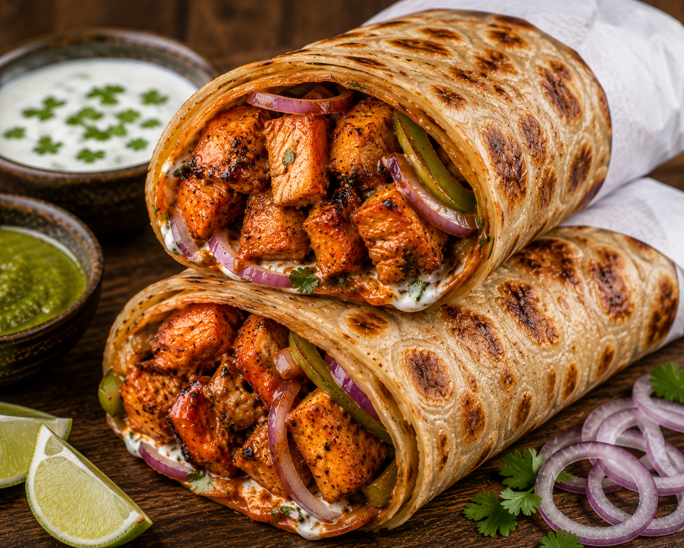 Tikka Paratha Roll
