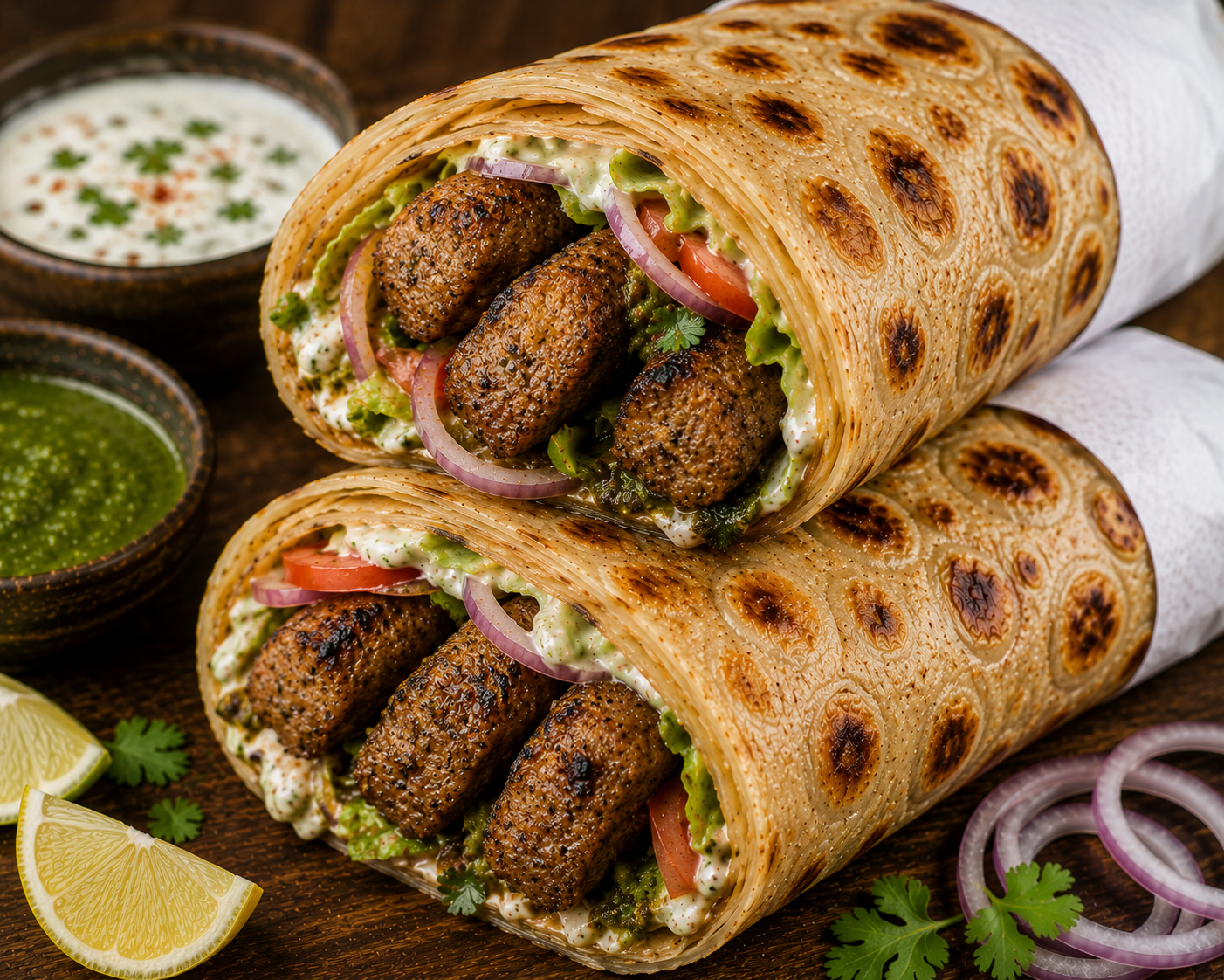Kabab Paratha Roll