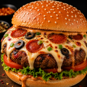 Pizza Burger Patty