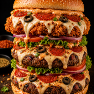 Pizza Tower Burger