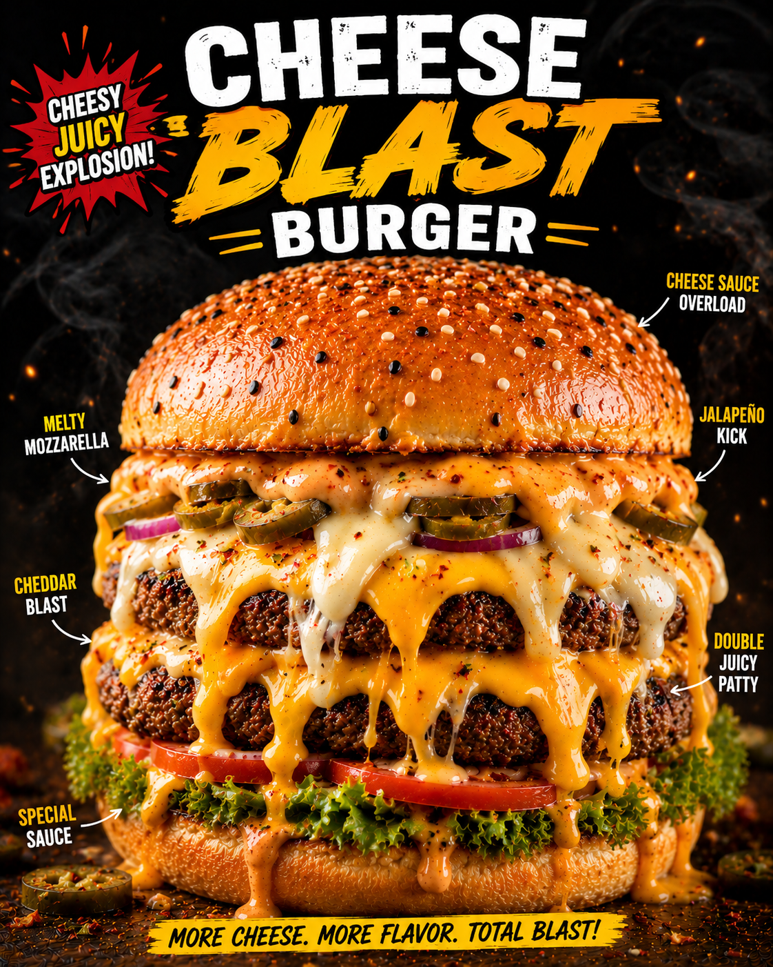 Cheese Blast Burger