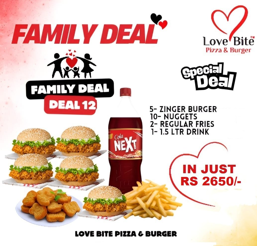 Family Deal 12 – Zinger Party Pack