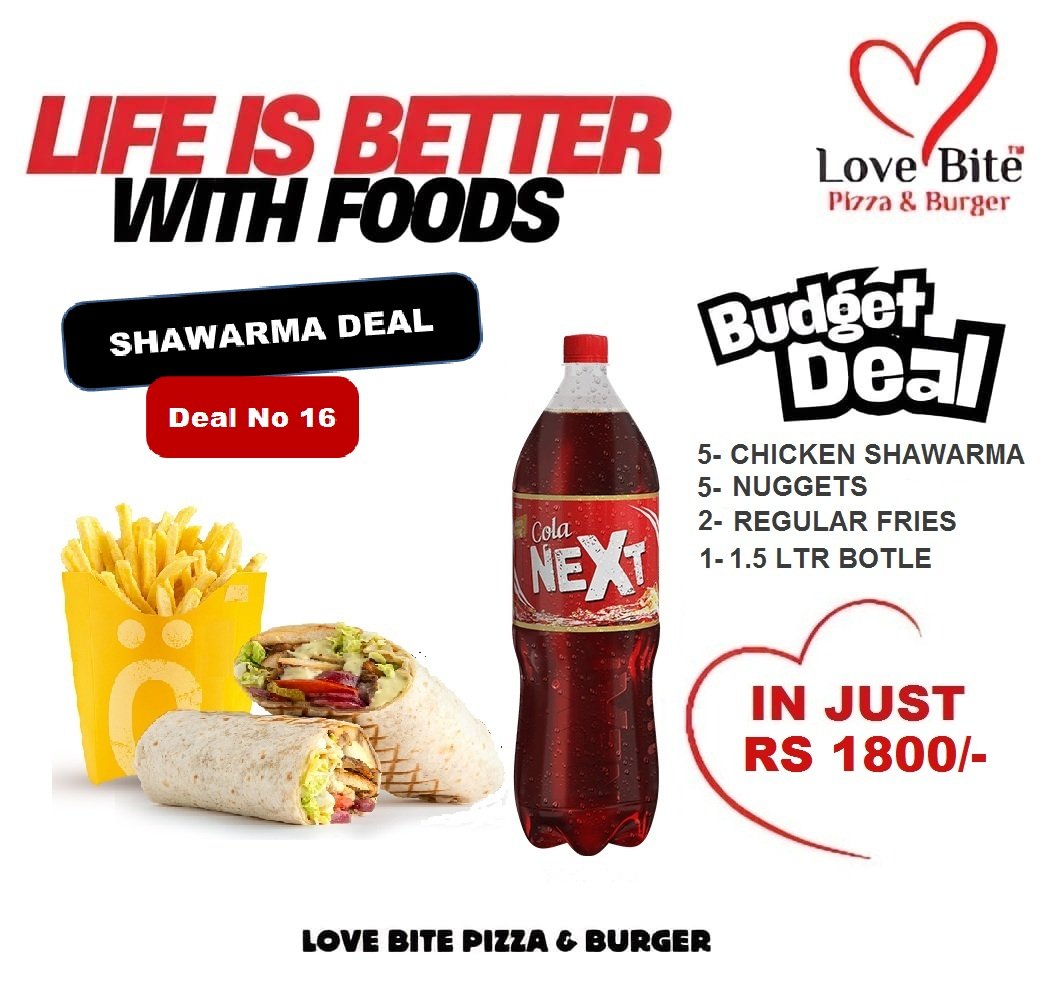 Shawarma Deal 16 – Family Wrap Feast