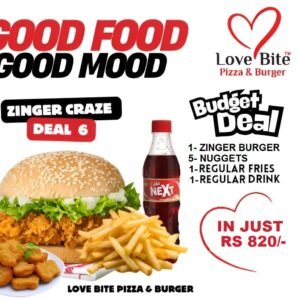 Zinger Craze Deal 6 – Crispy Combo Feast