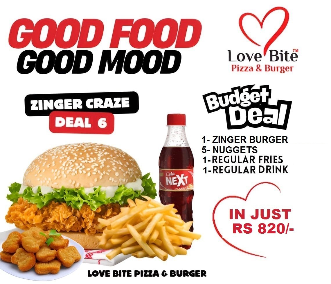 Zinger Craze Deal 6 – Crispy Combo Feast