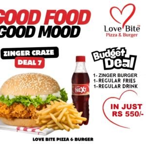 Zinger Craze Deal 7 – Classic Zinger Combo
