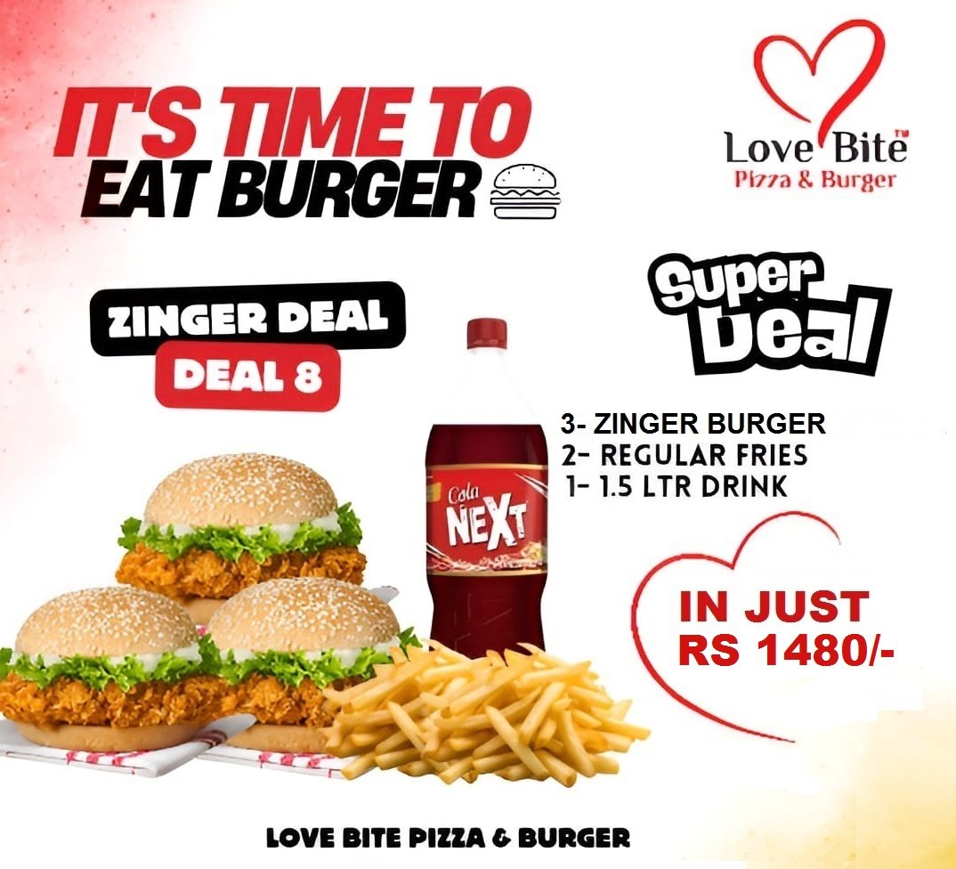 Zinger Deal 8 – Triple Zinger Feast