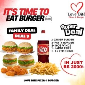 Family Deal 9 – Ultimate Burger Feast